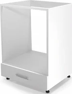 Szafki kuchenne - Elior Szafka kuchenna pod piekarnik Limo 12X - biały połysk - miniaturka - grafika 1