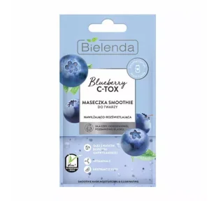 Bielenda Blueberry C-Tox Maseczka Smoothie Do Twarzy 8 G - Maseczki do twarzy - miniaturka - grafika 1
