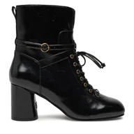 Botki damskie - Botki PINKO Cindy 07 SD0137 P043 Czarny - miniaturka - grafika 1