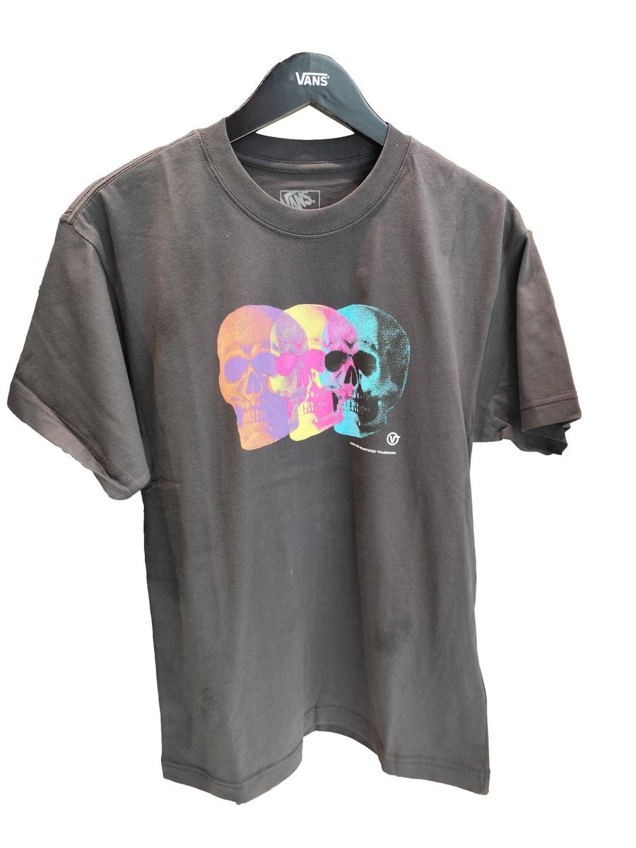 T-shirt Męski VANS Bone Head Loose SS Tee Black VN000VYWBLK1 M