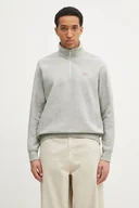 Bluzy męskie - Dickies bluza Oakport Quarter Zip Heather Grey męska kolor szary melanżowa DK0A4XD4HG01 - miniaturka - grafika 1