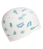 Pływanie - Czepek Pływacki Arena Reversible Cap Beach Vibes - miniaturka - grafika 1