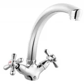 Baterie umywalkowe - FERRO XD4 RETRO NEW bateria zlewozmywakowa stojąca, chrom - miniaturka - grafika 1