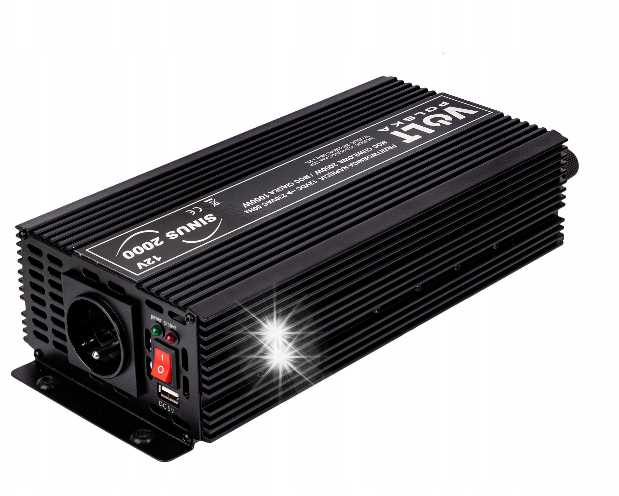 Volt Przetwornica Volt Polska Sinus 1000/2000W 24V / 230V