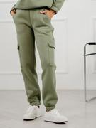 Spodnie damskie - Spodnie dresowe z naszywanymi kieszeniami Azuri - miniaturka - grafika 1