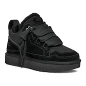 Sneakersy damskie - UGG Sneakersy damskie ocieplane na platformie W Lowmel Black-36 - miniaturka - grafika 1