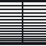 Ogrodzenia - Polbram Brama przesuwna bez przeciwwagi Bali II 4x1,5 m prawa czarna - miniaturka - grafika 1