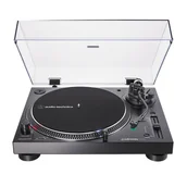 Akcesoria gramofonowe - Audio-Technica AT-LP120XBT-USB obrotowy talerz gramofonu Gramofon z napędem bezpośrednim Czarny Ręczny - miniaturka - grafika 1