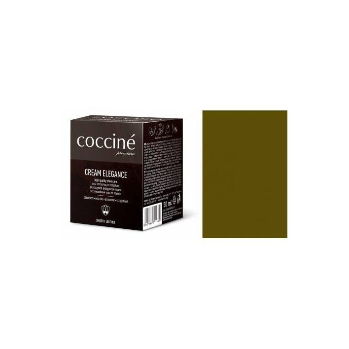 Pasta Do Butów Krem Skóry Gładkiej Cream Elegance Oliwkowy 50 Ml