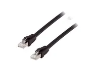 Patchcordy - Equip 608050 kabel sieciowy Czarny 1 m Cat8.1 S/FTP (S-STP) - miniaturka - grafika 1