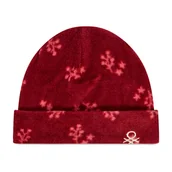 Czapki dla dzieci - Czapka United Colors Of Benetton Basic Winter Kg 6U87B42EQ Czerwony - miniaturka - grafika 1
