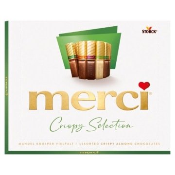 Strock Merci czekoladki crispy selection 250g Bombonierka Na Wielkanoc