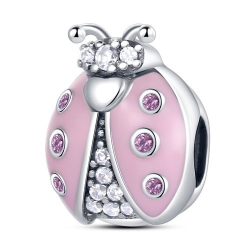 Zawieszka SREBRO 925 Charms koralik Biedronka