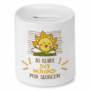 Skarbonka dla Klary na Urodziny Idealny Prezent z Nadrukiem ze Zdjęciem - Skarbonki - miniaturka - grafika 1