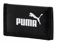 Portfele - Czarny Portfel Puma Phase Wallet 075617-01 - miniaturka - grafika 1