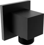 Akcesoria do armatury i ceramiki - Mexen Cube przyłącze kątowe, czarne - 79340-70 - miniaturka - grafika 1