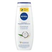 Kosmetyki do kąpieli - Nivea Coconut & Jojoba Oil żel pod prysznic 500ml - miniaturka - grafika 1