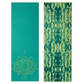 Maty do jogi - Mata do Jogi Gaiam dwustronna Turquoise Lotus 6 mm - miniaturka - grafika 1