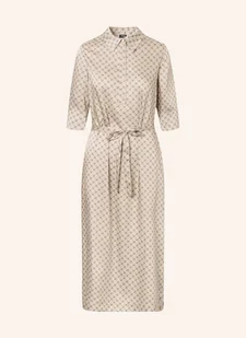 Joop! Sukienka Koszulowa Z Satyny beige - Sukienki - miniaturka - grafika 1