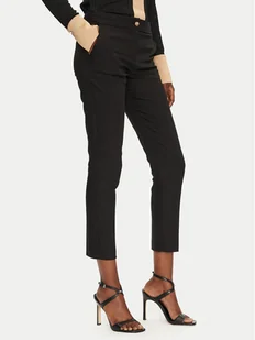 Morgan Chinosy 222-PLIME.F Czarny Slim Fit - Spodnie damskie - miniaturka - grafika 1