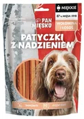 Przysmaki dla psów - PAN MIĘSKO Przysmak dla psa Patyczki z nadzieniem Wołowina i Łosoś 100g - miniaturka - grafika 1