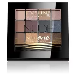Eveline All In One Eyeshadow Palette - Paleta 12 cieni do powiek - 01 NUDE EVEPDNU - Cienie do powiek - miniaturka - grafika 1