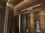 Lampy ścienne - Light Prestige Isla kinkiet biały duży z IP44 GS-LWB-20W WH) - miniaturka - grafika 1