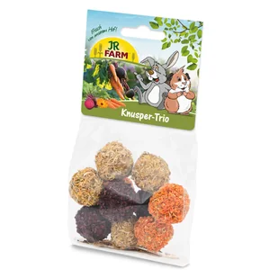 JR Crunchy Trio - 75 g - Przysmaki dla gryzoni JR Crunchy Trio - 75 g - Przysmaki dla gryzoni - miniaturka - grafika 1