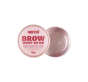 Wax Miyo MIYO - BROW MUST GO ON - Pink Shaping Wosk do stylizacji brwi - 30 g - Akcesoria i kosmetyki do stylizacji brwi - miniaturka - grafika 1