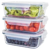 Pojemniki kuchenne - Szklane pojemniki do przechowywania żywności 3x Classbach C-FHD 4020 G - miniaturka - grafika 1