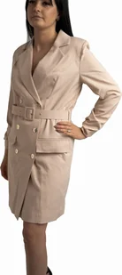 Sempre Sempre - Sukienka Beżowa - M - Sukienki i spódnice sportowe - miniaturka - grafika 1