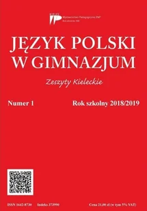 PRACA ZBIOROWA Język polski w gimnazjum nr 1 2018/2019 - Materiały pomocnicze dla uczniów - miniaturka - grafika 2