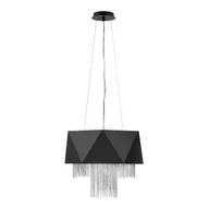 Lampy sufitowe - Lampa wisząca ZUMA 6xE27 - czarny/srebrny - miniaturka - grafika 1