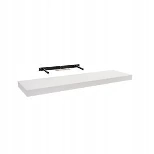 Półka ścienna samowisząca Fs 80x23 Biały - Półki do salonu - miniaturka - grafika 1