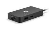 Stacje dokujące i replikatory portów - Microsoft SWV-00004 stacja dokująca USB 3.2 Gen 2 (3.1 Gen 2) Type-C Czarny - miniaturka - grafika 1