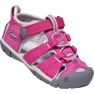 Buty dla chłopców - Sandały dziecięce Keen Seacamp II CNX INF Rozmiar butów (UE): 20-21 / Kolor: jasnoróżowy - miniaturka - grafika 1