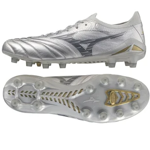 Buty Mizuno Morelia Neo IV Beta Elite FG P1GA254204 srebrny 43 - Piłka nożna - miniaturka - grafika 1