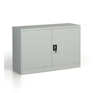 B2B Partner Metalowa szafa, demontowana, 1 półka, 1200 x 800 x 400 mm, szara 908002 - Szafy biurowe - miniaturka - grafika 1