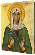 Dewocjonalia - Art Christiana Ikona święta Oliwia ACHI246 - miniaturka - grafika 1