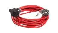 Listwy zasilające - Kabel przedłużający Bremaxx IP44 czerwony 10m - miniaturka - grafika 1