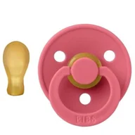 Smoczki uspokajające - Smoczek kauczukowy symetryczny SYMMETRICAL S CORAL 0+, Bibs - miniaturka - grafika 1