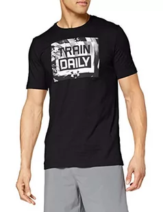 Under Armour Mfo Train Daily Ss męska koszulka z krótkim rękawem, czarny - Koszulki męskie - miniaturka - grafika 1