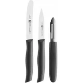 Noże kuchenne - Zwilling ZWILLING 38738000 Twin Grip zestaw noży, 3-częściowy zestaw, czarny 39738-000-0 - miniaturka - grafika 1