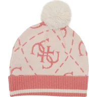 Czapki damskie - GUESS ACTIVE Czapka 4G BEANIE | z dodatkiem wełny - miniaturka - grafika 1