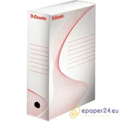 Pojemniki biurowe - PUDŁO DO ARCHIWIZACJI ESSELTE 100 MM, BIAŁY - miniaturka - grafika 1