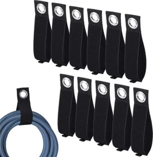 Wobell Organizer Kabli Wieszak Uchwyt Mocny Zapięcie 12Pc - Maskownice do kabli - miniaturka - grafika 1