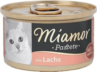 MIAMOR Pasztet mięsny dla kota łosoś 85g - Mokra karma dla kotów - miniaturka - grafika 1