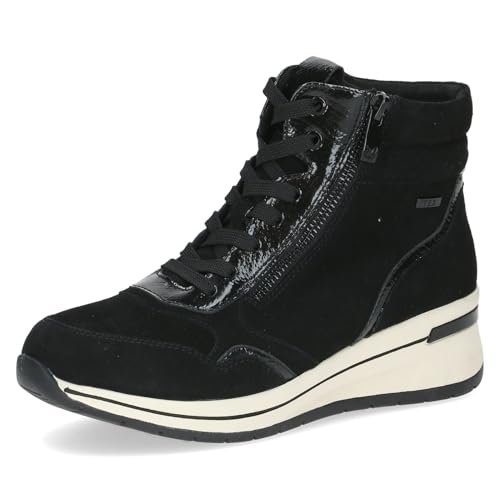 Caprice Damskie 9-26103-45 modne kozaki, Black Comb, 41 EU szerokie, czarny Comb, 41 EU szeroki