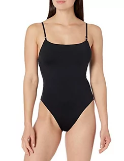 Stroje kąpielowe - Seafolly Damski kostium kąpielowy Square Neck Maillot, czarny, 40 PL - grafika 1