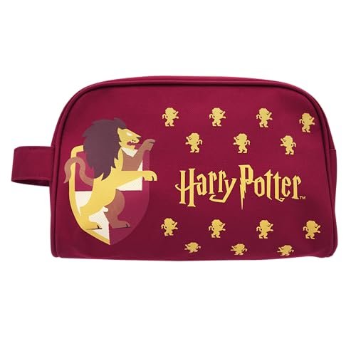 Harry Potter Gryffindor torba podróżna na kosmetyki, Czerwona, Piórnik